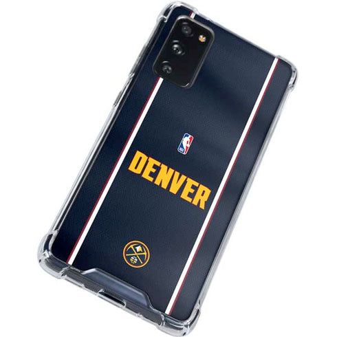 NBA Denver Nuggets Jersey Galaxy S20 FE Clear Case